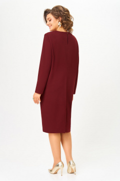 Платье DaLi 7067 бордо - фото 5