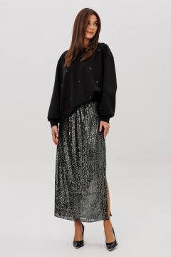 Джемпер, юбка Fantazia Mod 5324/1 черный - фото 1