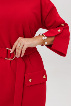 Платье Galean Style 998 красный - фото 5