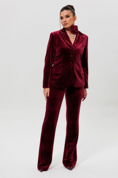 Брюки, жакет Mislana 1169/1 бордо - фото 1
