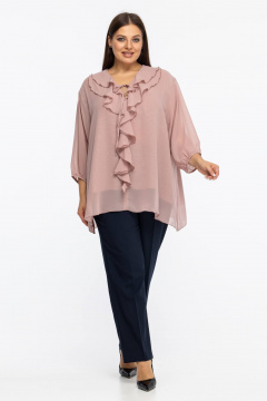 Блуза Avila 1006 пудровый - фото 2