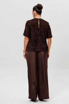 Блуза Mislana 1280 шоколад - фото 4