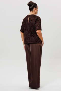 Блуза, брюки Mislana 1280к шоколад - фото 5