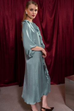 Платье Lokka 1782 бирюзовый - фото 4