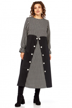 Платье Celentano lite 5068 гусиная_лапка - фото 3