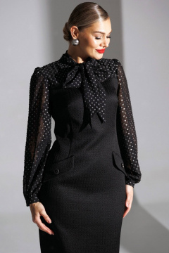 Платье Мода Юрс 25-2779 черный - фото 4