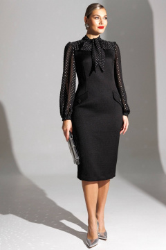 Платье Мода Юрс 25-2779 черный - фото 1