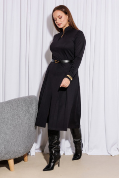 Платье Marshop М215 черный - фото 3