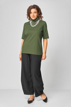 Джемпер Bliss 09062 хаки - фото 4