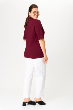 Джемпер Bliss 09062 бордовый - фото 5