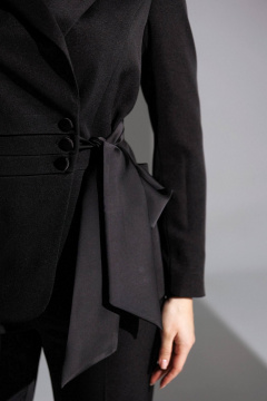 Брюки, жакет Мода Юрс 25-2938 черный - фото 4