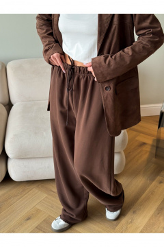 Брюки THE.WOMAN 0380 шоколад - фото 3