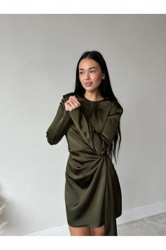 Платье THE.WOMAN 0387 оливковый - фото 5