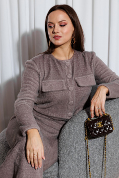 Жакет, юбка Marshop М216 капучино - фото 4