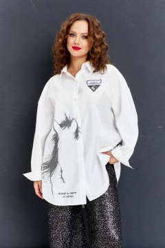 Рубашка AVE RARA 2251 экрю - фото 1