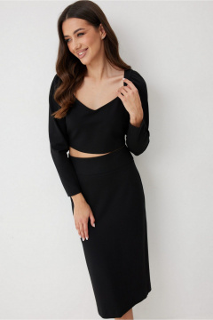 Юбка T.N.D М379 черный - фото 2