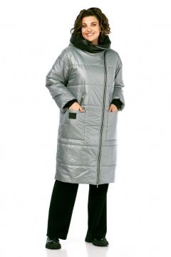 Пальто Диомант 2129 серый - фото 1