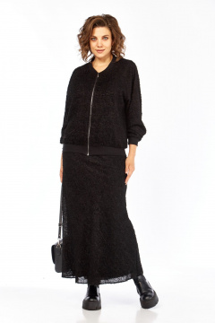 Джемпер, юбка Диомант 2139 черный - фото 2