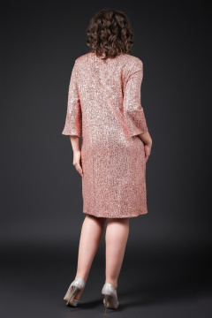 Платье коктейльное с пайетками и свободным силуэтом Avanti 1682-1 - фото 4