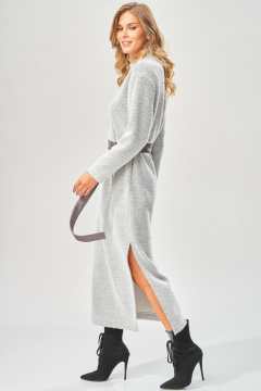 Платье Laikony L-573 серый_диагональ - фото 3