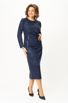 Платье Koketka i K 1323-1 синий - фото 4