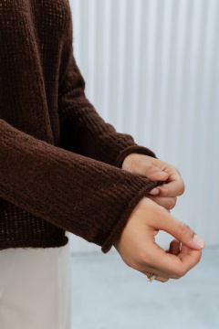 Джемпер Romgil РВ0345-АК5 шоколадный - фото 3