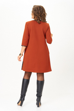 Платье Michel chic 2140/1 терракот - фото 5