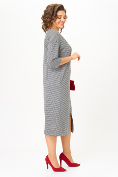 Платье Michel chic 2190 черно-белый - фото 3