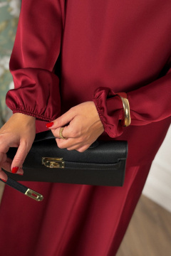 Блуза, юбка DAVA 2236 бордовый - фото 5