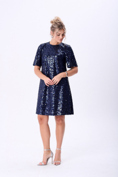 Платье AMUARt 1094 синий - фото 1