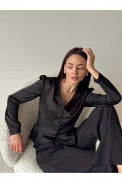 Блуза THE.WOMAN 0379 черный - фото 1