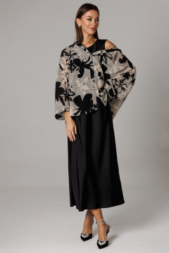 Блуза, платье Ларс Стиль 1157 черный - фото 4