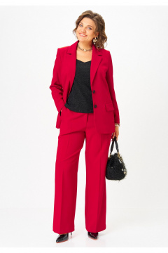 Брюки, жакет, топ Твой имидж 2301 красный - фото 3