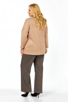 Блуза, брюки Элль-стиль 2437 бежевый - фото 3