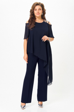 Брюки, туника ANASTASIA MAK 1305 синий - фото 2