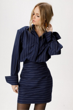 Платье PiRS 6281 синий - фото 5