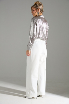 Блуза LM М10 бежевый_шиммер - фото 3