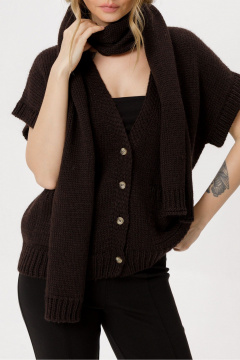 Шарф PiRS 6346 горький_шоколад - фото 4