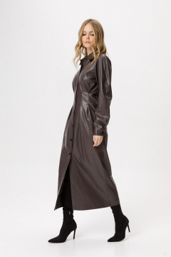Платье PiRS 6348 коричневый - фото 5