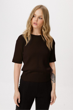 Джемпер PiRS 6352 коричневый - фото 4