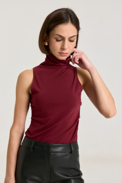 Джемпер THE NAME 2473 вишня - фото 3