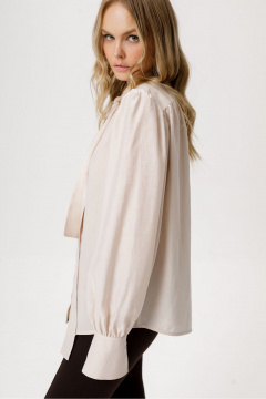 Блуза PiRS 6369 бежевый - фото 4