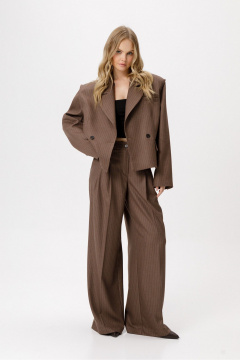 Жакет PiRS 6377 коричневый - фото 3