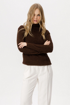 Джемпер PiRS 6386 коричневый - фото 3