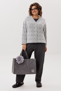 Брюки Anelli 1660.1 дымчатый_туз - фото 1