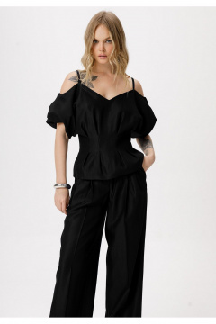 Блуза PiRS 6418 черный - фото 1