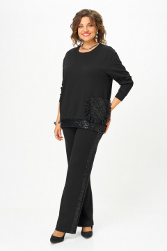 Брюки, джемпер Svetlana-Style 5029 черный - фото 1