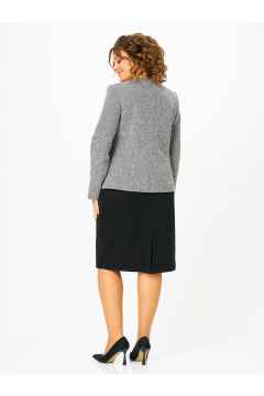 Жакет, юбка Zlata 4461 маренго - фото 3