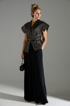 Брюки, жилет LM К132098 парча - фото 1