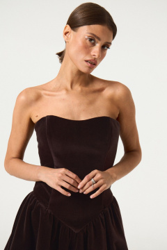 Платье ATTIKA A3470 коричневый - фото 3